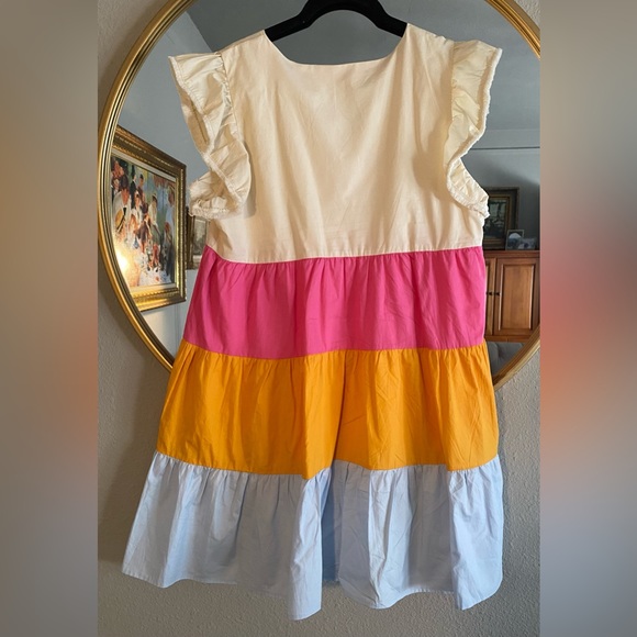 THML - Color Block A-line Dress - Picture 2 of 6